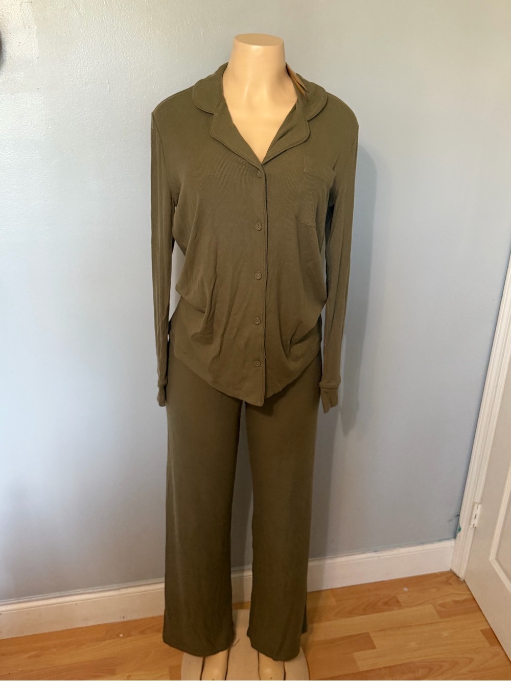 SKIMS soft lounge rib sleep set TOP XS & BOTTOM SMALL